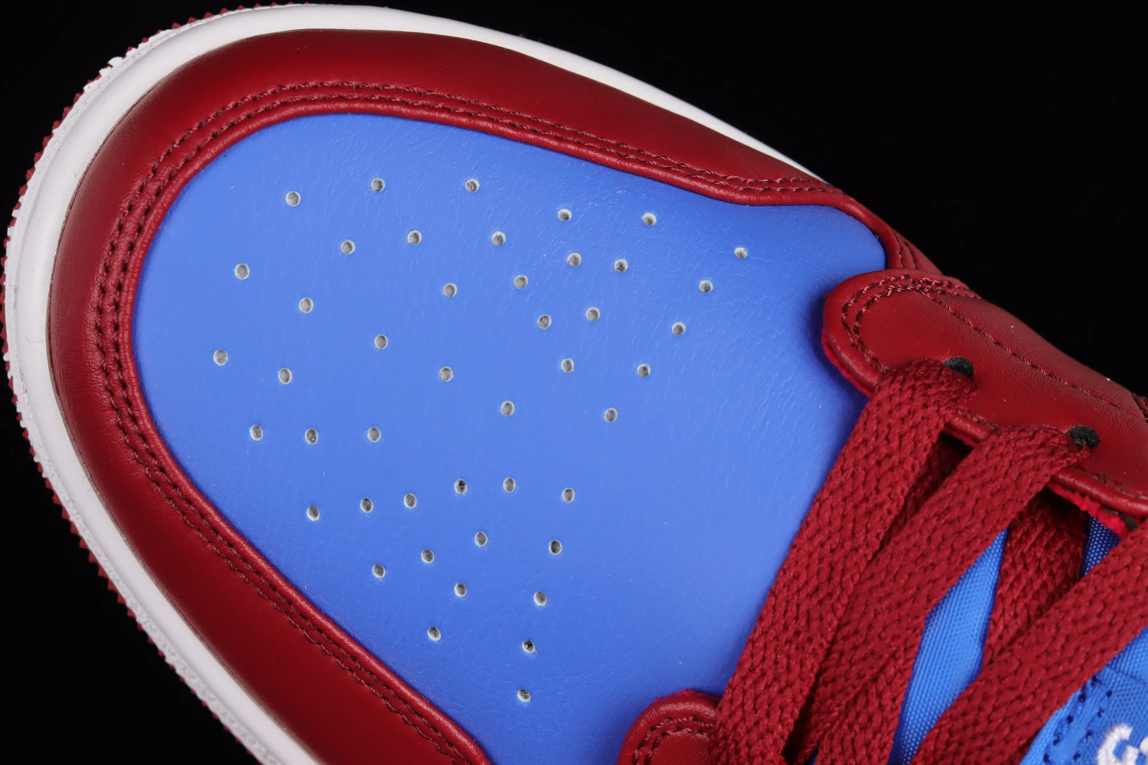 All categories Air Jordan Jordan series basketball shoes Air Jordan 1 Low Air Jordan 1 Low AJ1 Joe 1 red, blue and white swoosh color low-top basketball shoes DC0774-604